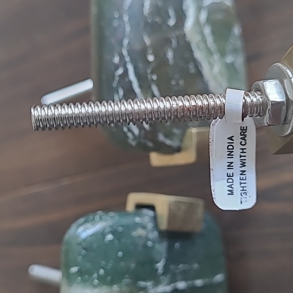 STONE DRAWER PULL KNOBS SET OF 3 - Picture 4 of 7